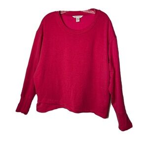 Athleta | Pink Super Soft Long Sleeve Thumbhole Sweatshirt, XL